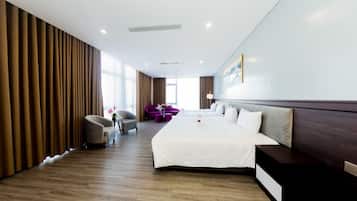 Premium Quadruple Room, 1 Bedroom, Non Smoking, City View | In-room safe, desk, laptop workspace, free WiFi