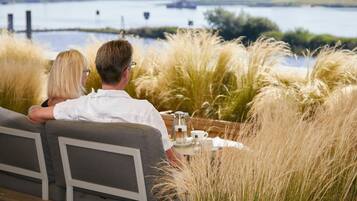 Blick von der Unterkunft