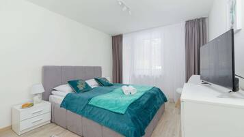 2 soverom, strykejern/-brett, wi-fi og sengetøy