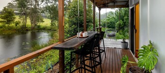 Eco House with private pond & forest. Noosa Hinterland Retreat