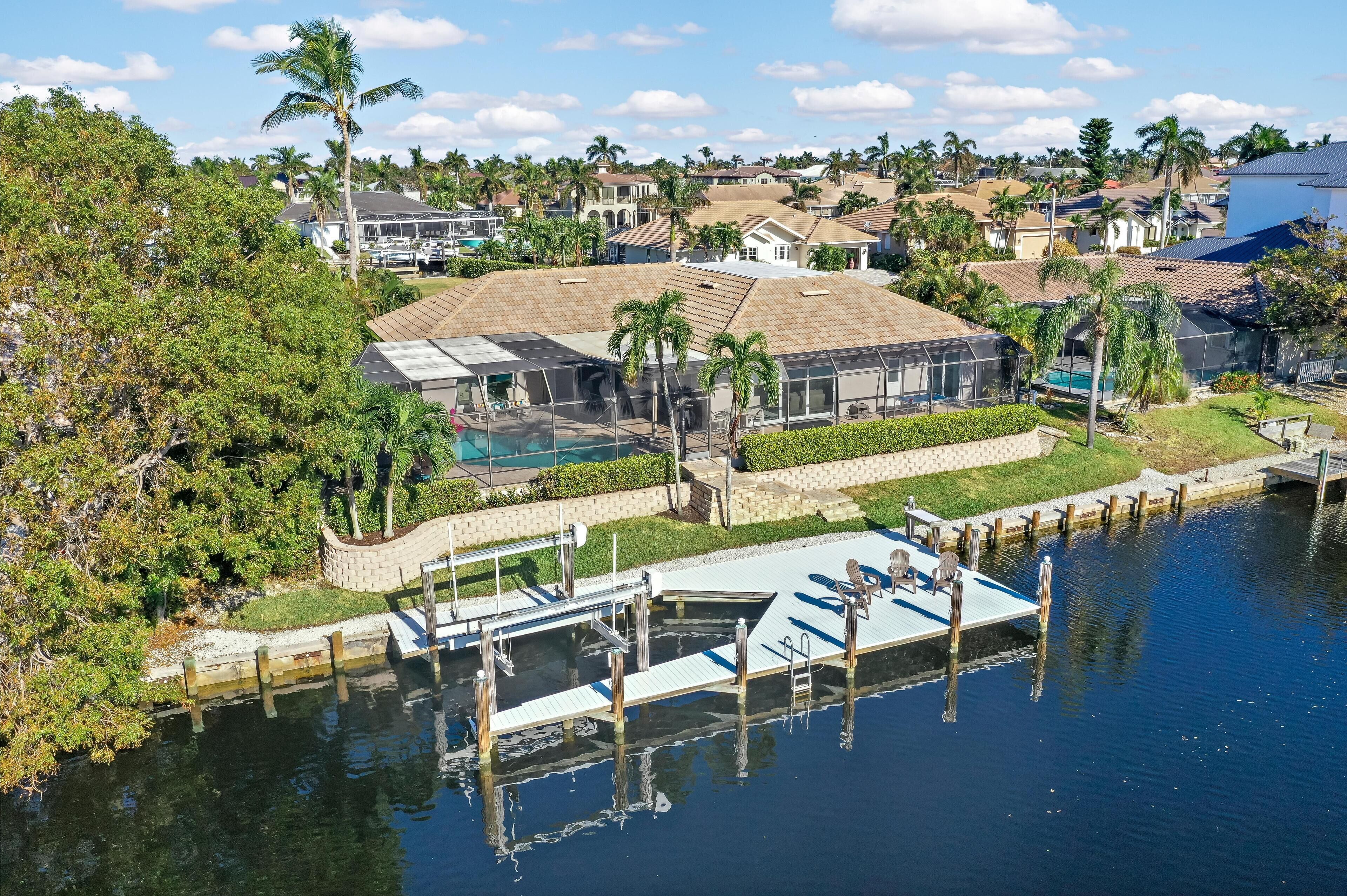 House, Multiple Beds (Direct boating access home with pool ) | Marina