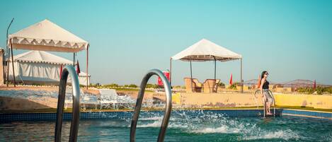 Seasonal outdoor pool