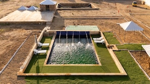 Seasonal outdoor pool