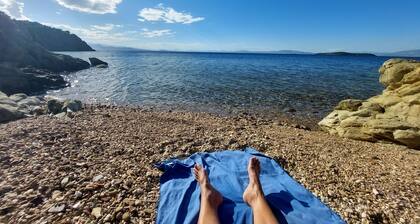 Eione villa on Paleo Trikeri Island with great sea views