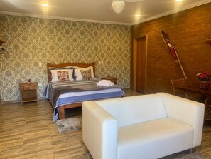 디럭스 더블룸 | 무료 WiFi, 침대 시트