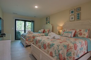 Signature Condo, 2 Bedrooms, Balcony, Lagoon View | Living area | 65-inch Smart TV with cable channels, TV, Netflix