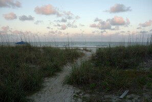 Beach nearby, white sand