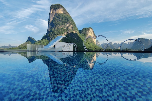 Rooftop pool
