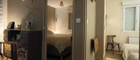 2 chambres, bureau, fer et planche à repasser, Wi-Fi gratuit