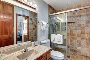 Shower, hair dryer