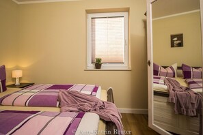 2 quartos, Wi-Fi de cortesia, roupa de cama