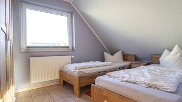 2 makuuhuonetta, ilmainen Wi-Fi, vuodevaatteet