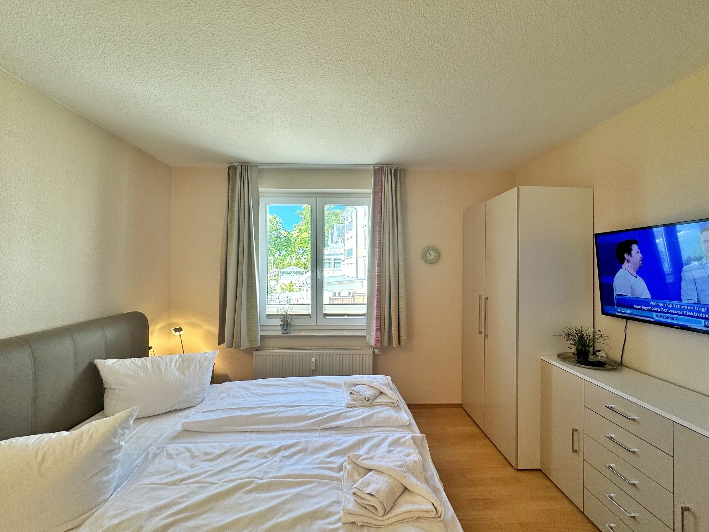 1 Schlafzimmer, Bügeleisen/Bügelbrett, kostenloses WLAN, Bettwäsche