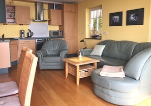 TV, DVD player, stereo