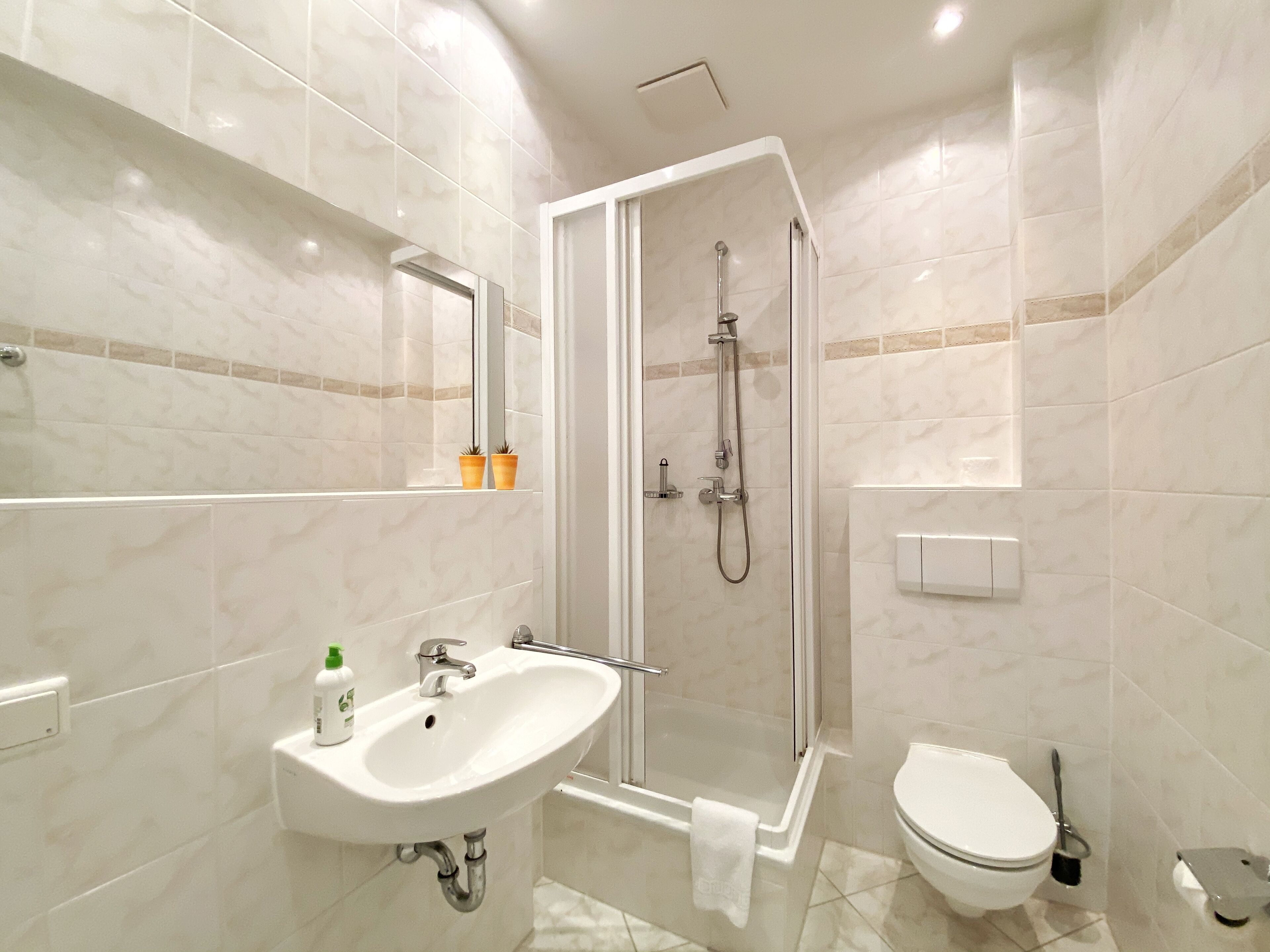 Dusche, Handtücher