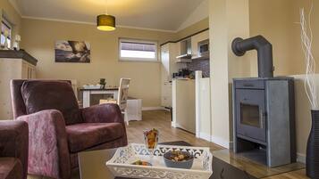 TV, fireplace, stereo