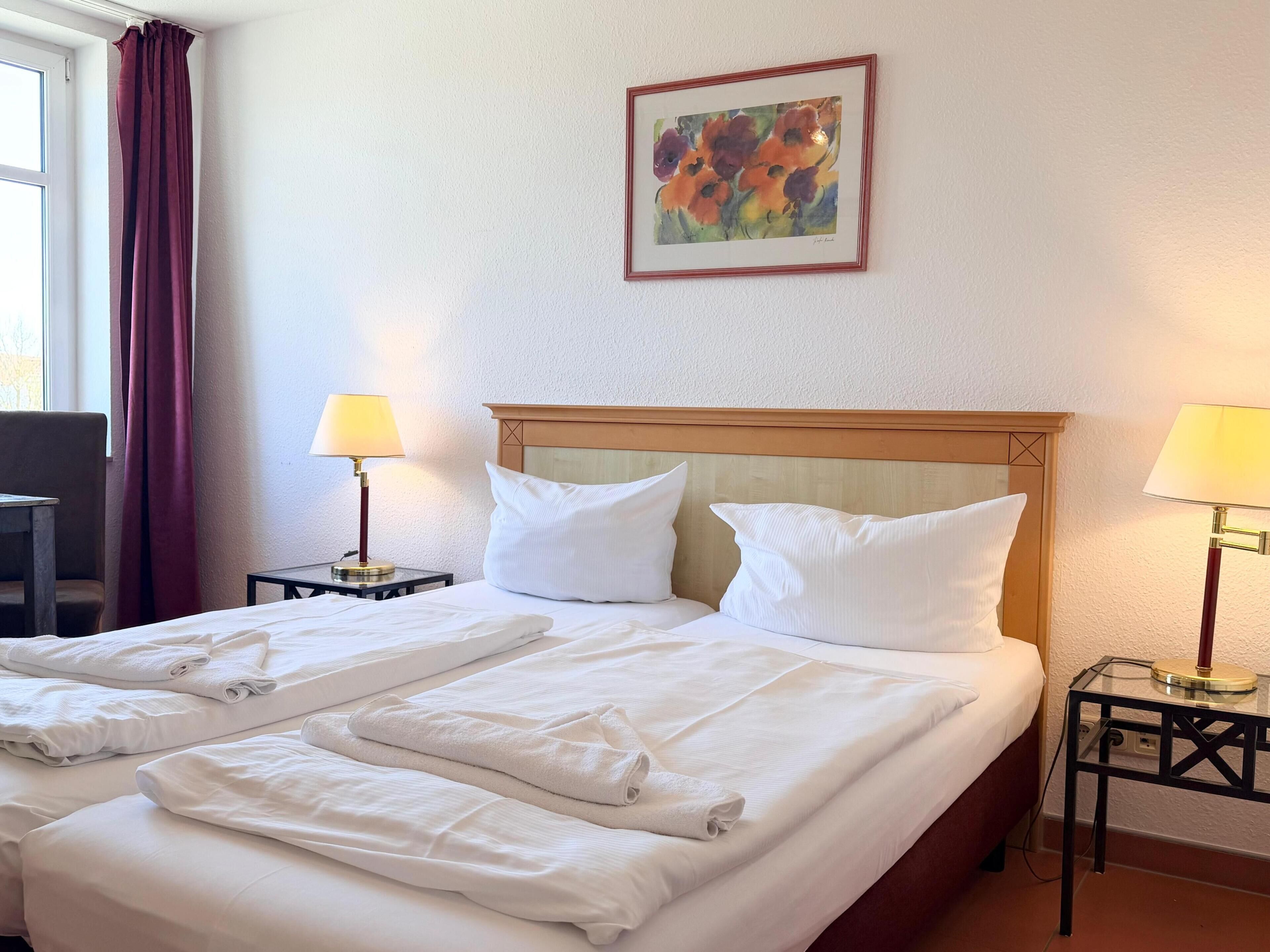 Free WiFi, bed sheets