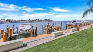 Condo, 1 Queen Bed (Rare riverfront condo with pool, spa,) | Marina - Rare Riverfront Condo With Pool, Spa, and Tennis Court (Marco Island)