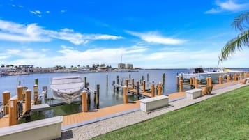 Condo, 1 Queen Bed (Rare riverfront condo with pool, spa,) | Marina