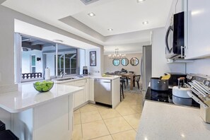 House, Multiple Beds (921 Montego Court) | Private kitchen - 921 Montego Court (Marco Island)