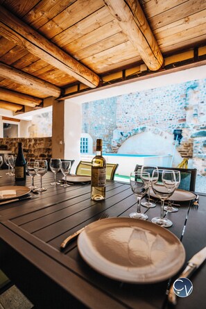 Dining - Superb village house-Pool-Ideal for family (Bourdic)