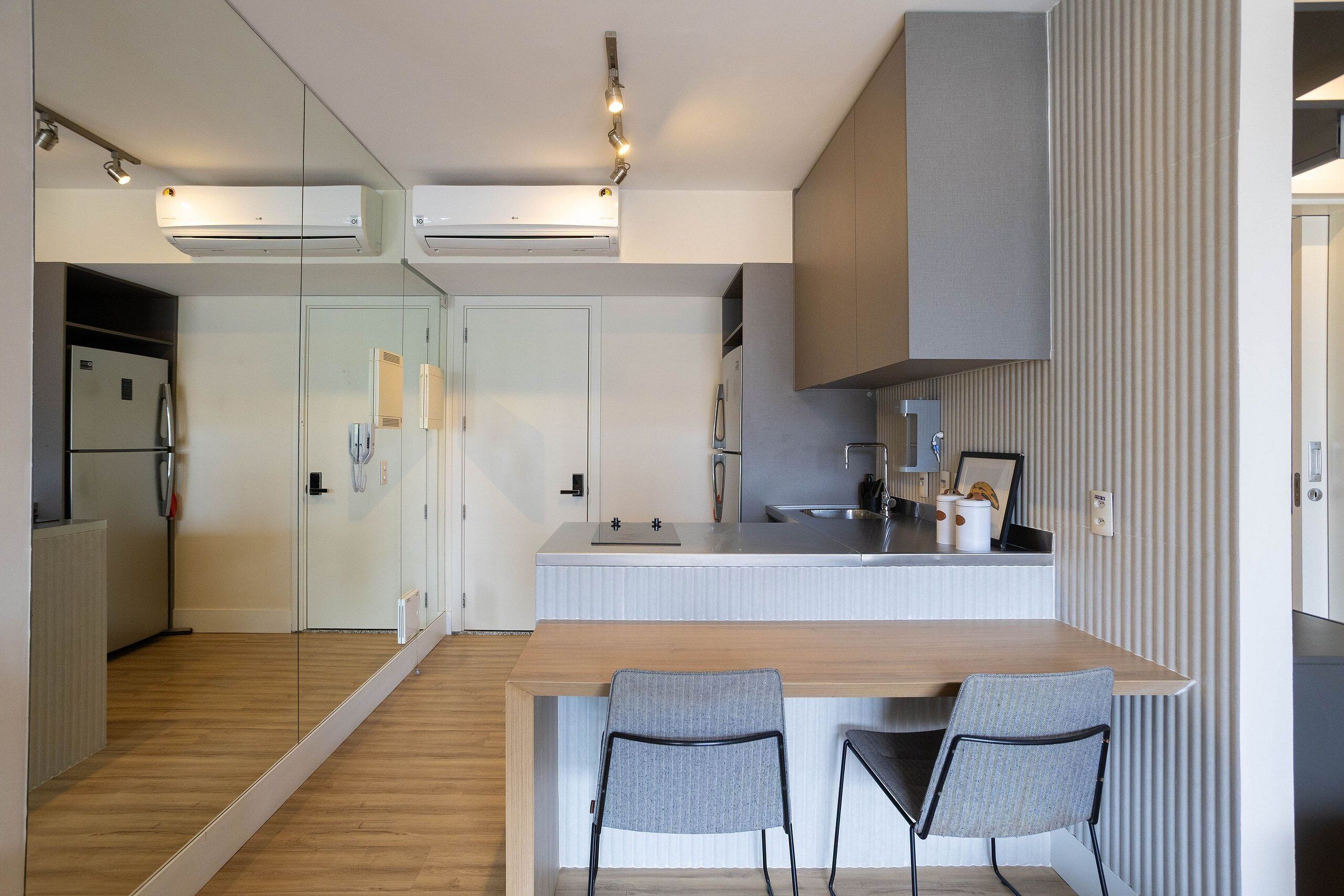 Studio | Private kitchen | Fridge, microwave, stovetop, espresso maker