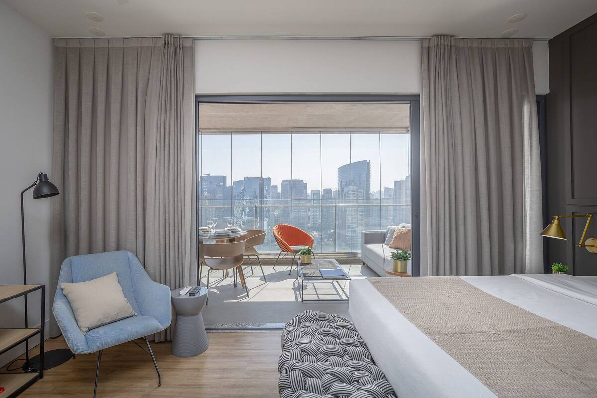 Apartamento básico | 1 quarto, Wi-Fi de cortesia, roupa de cama