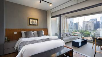 Apartamento | Wi-Fi de cortesia, roupa de cama