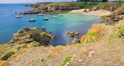 Maison neuve, 60 m de la plage de ker chalon:,KER ANNE,(chez Anne )