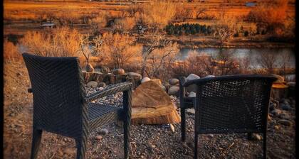The Turquoise Door at Triple View Tiny Houses