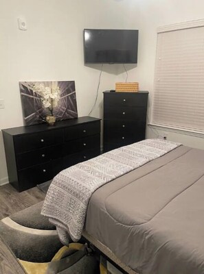 1 bedroom, iron/ironing board