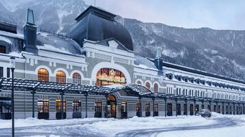 Voorkant van accommodatie