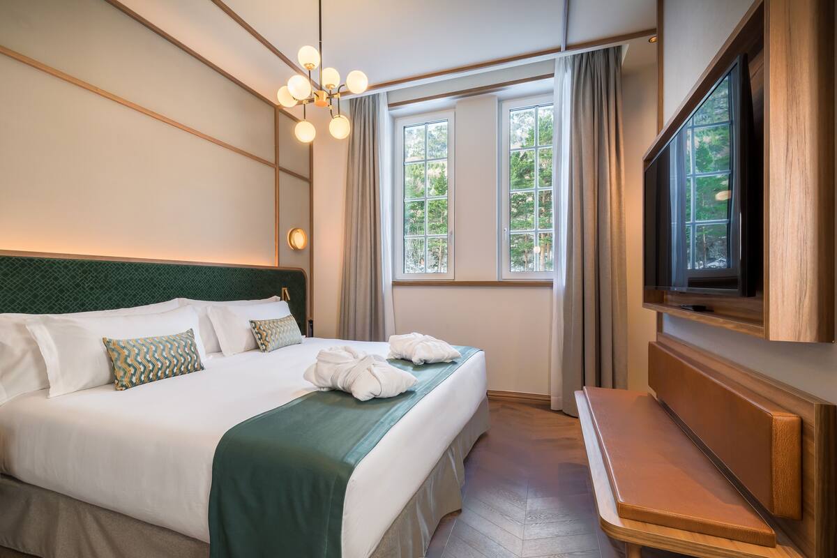 BettwÀsche aus Àgyptischer Baumwolle, hochwertige Bettwaren, Minibar
