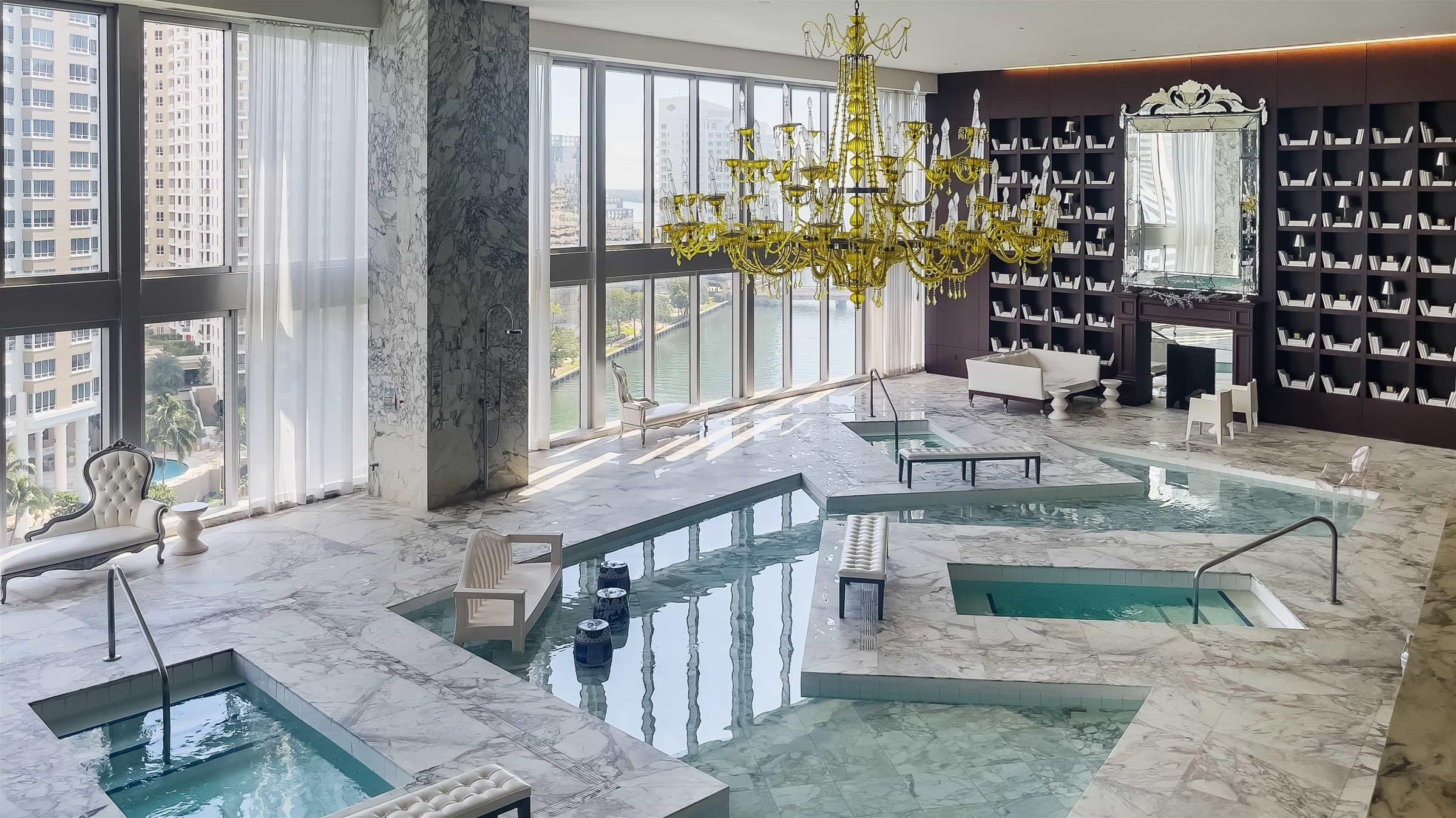 Spa with hot tubs, open daily