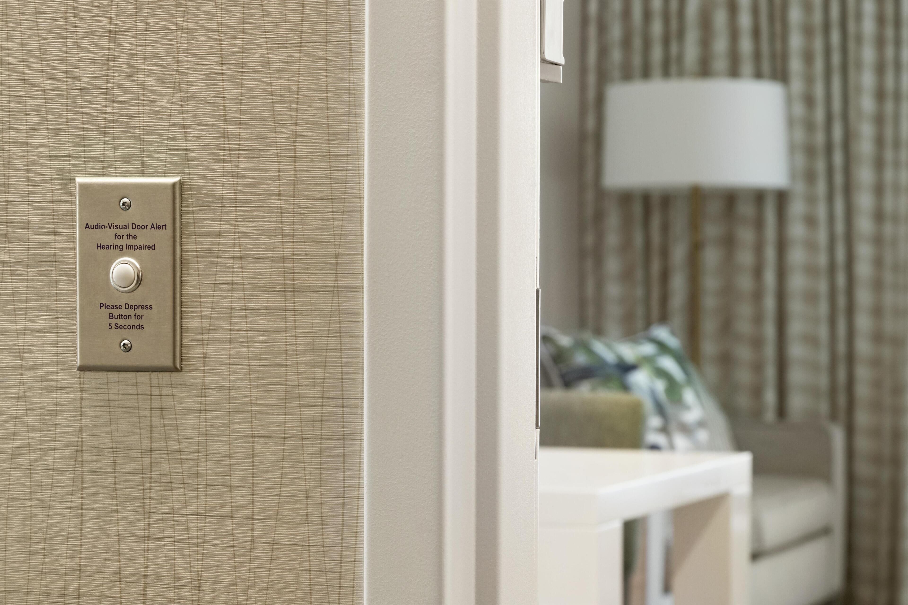 Hypo-allergenic bedding, Tempur-Pedic beds, in-room safe, desk