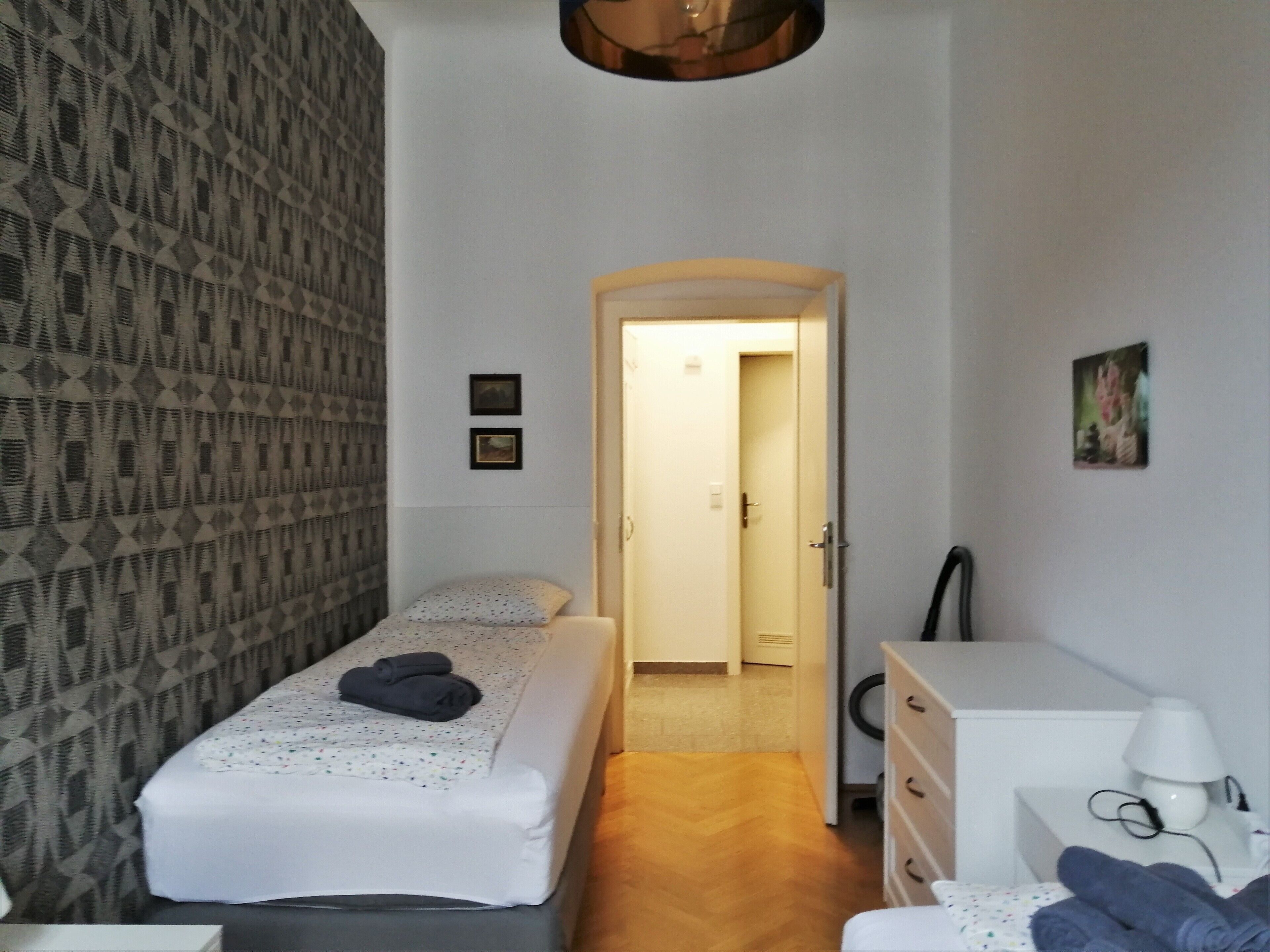 1 Schlafzimmer, Bügeleisen/Bügelbrett, kostenloses WLAN, Bettwäsche