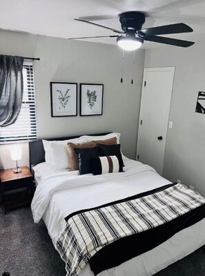 3 chambres, bureau, Wi-Fi, draps fournis