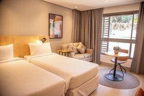 Egyptian cotton sheets, premium bedding, minibar, individually decorated - Cozzy Suítes Paraíso Hotel (São Paulo)