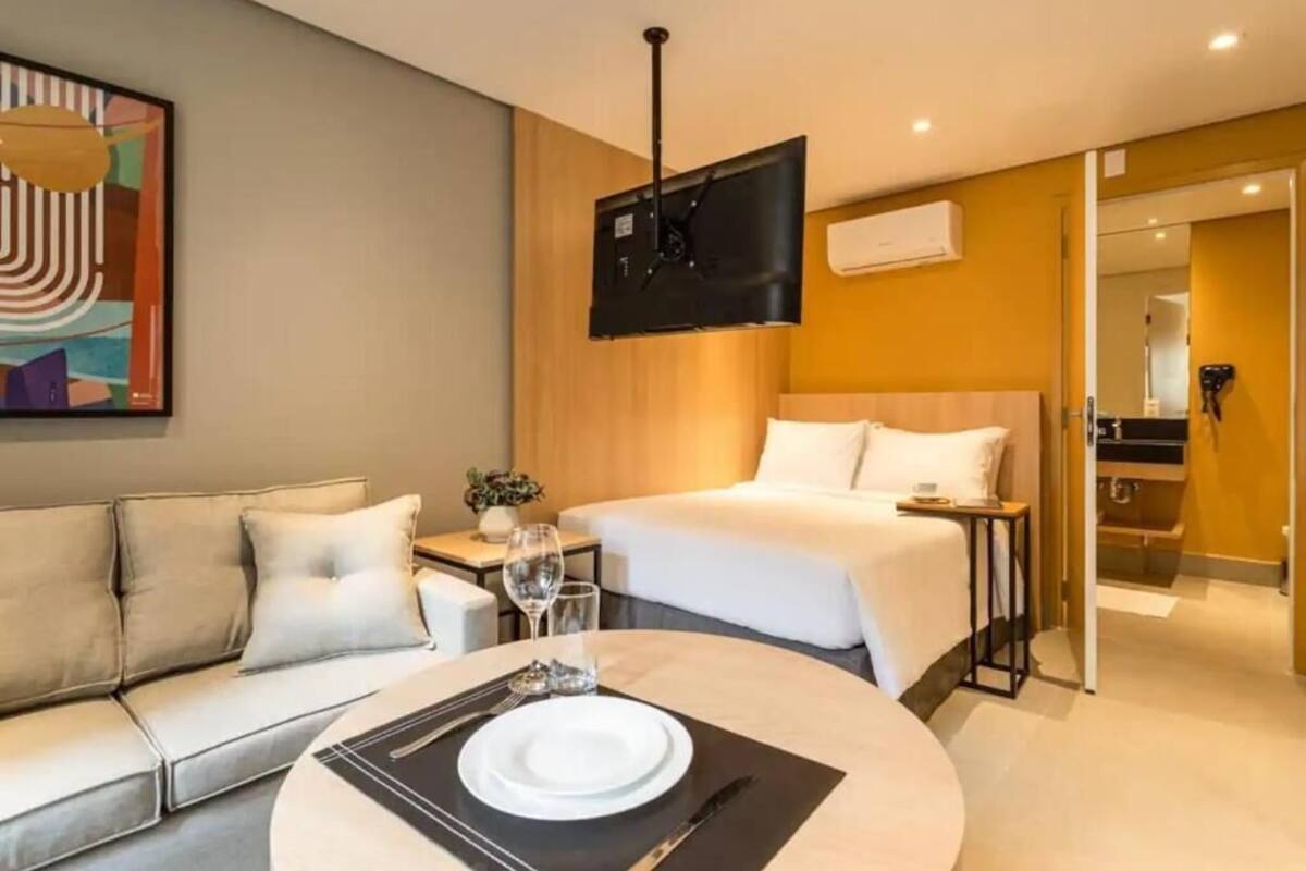 Draps en coton égyptien, literie de qualité, minibar, décor unique