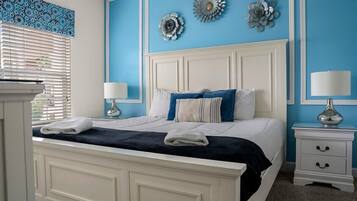 4 slaapkamers, een strijkplank/strijkijzer, reisbedje, wifi