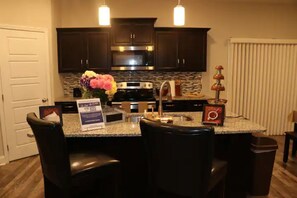 Highchair, paper towels