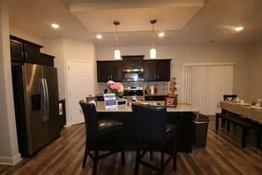 Highchair, paper towels