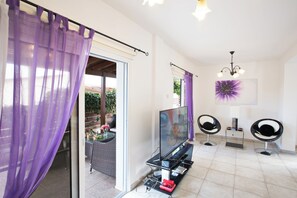 Villa, 3 chambres, piscine privée, vue sur le jardin | Intérieur