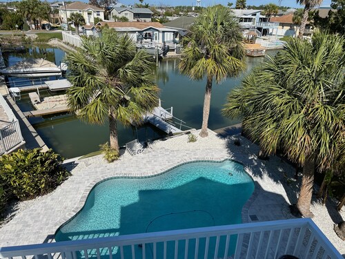 Direct Gulf Access Home w/ Floating Dock and Pool