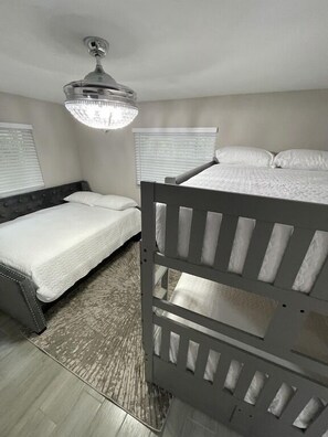 2 chambres, Wi-Fi, literie fournie