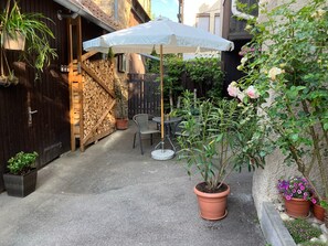 Terrace/patio - Apartment "Metter" with Great Amenities in the Heart of Bietigheim’s Old Town (Bietigheim-Bissingen)