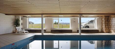 Indoor pool, a heated pool