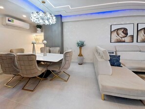 Appartement, 3 chambres, accessible aux personnes à mobilité réduite, fumeur | Restauration