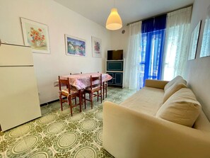 Apartment, 1 Bedroom, Balcony | Living area - Beachside Flat With Shared Pool (Caorle)