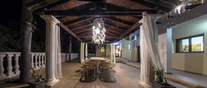 Villa, 5 Bedrooms, Smoking, Private Pool | Outdoor dining